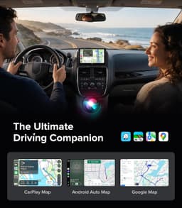 Video In-Dash Units w/GPS 9 Wireless CarPlay Radio Dodge Grand Caravan 11 20 Tow gallery image 6