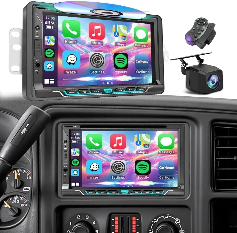 Video In-Dash Units w/GPS 2003 Plug&Play DVD CD Car Radio Chevy Silverado Avalan
