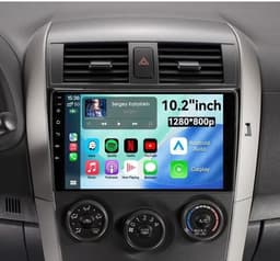 Android 13 Car Stereo Wireless CarPlay Android Auto Toyota Corolla 2009-2013 Plu gallery image 1