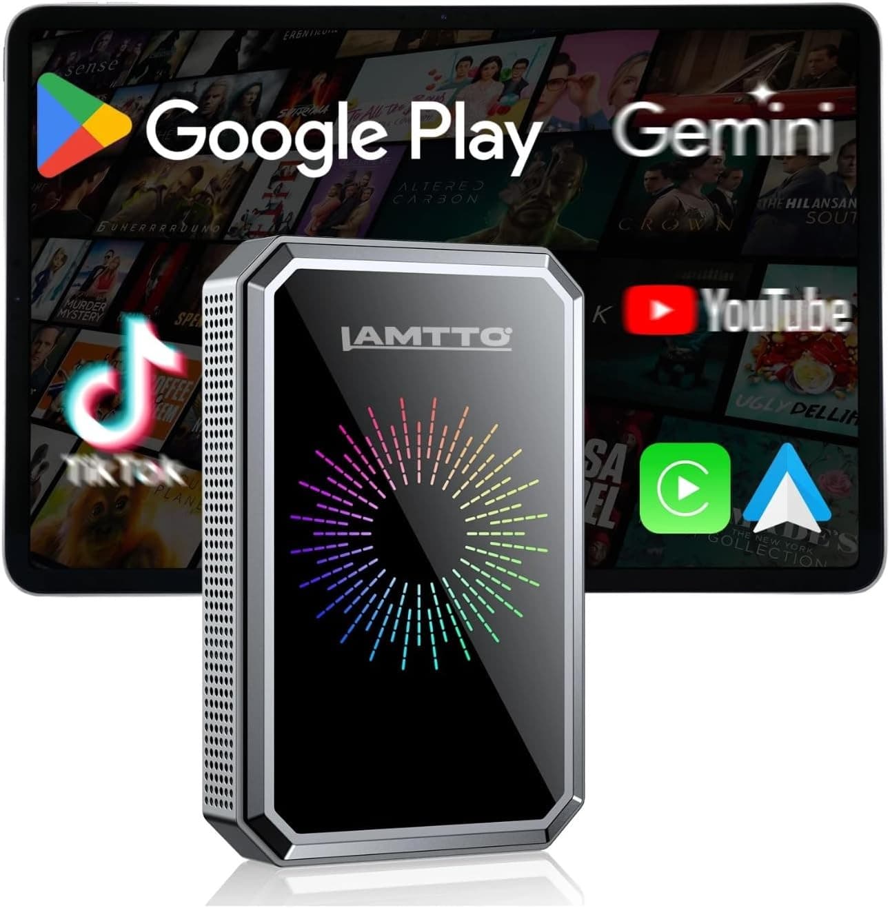 Video In-Dash Units w/GPS Magic Box CarPlay or Android Auto Adapter Google Play丨