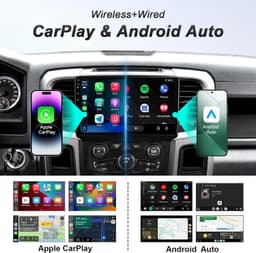 Video In-Dash Units w/GPS 2013 64GB Android 13 Car Radio Stereo 2018 Dodge Ram 1 gallery image 4