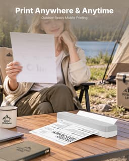 Printers Thermal Portable Printer Travel Gray Portable Bluetooth Thermal Printer gallery image 7
