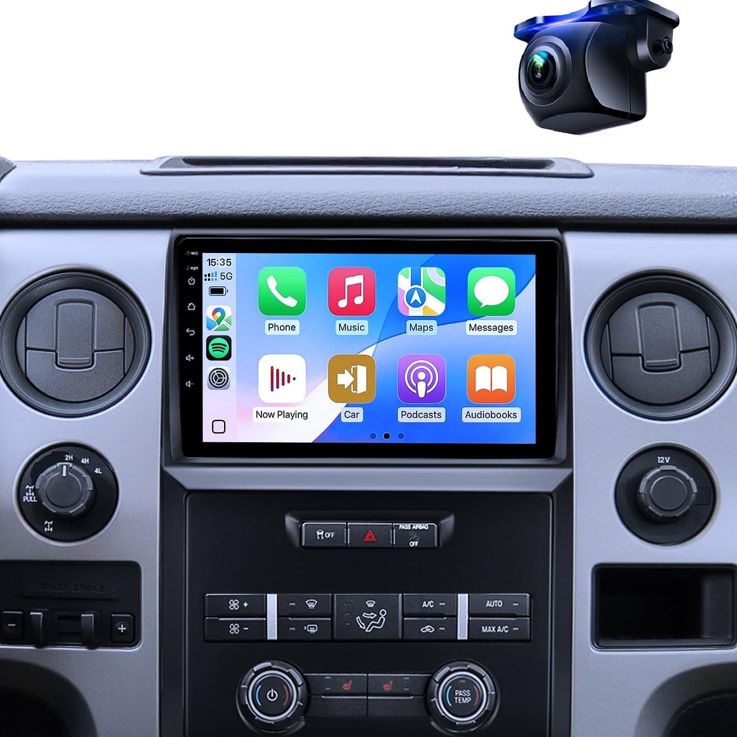 Video In-Dash Units w/GPS 2009 9in Car Radio Stereo Upgrade Ford F150 2009 2012