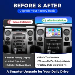 Video In-Dash Units w/GPS 2009 9in Car Radio Stereo Upgrade Ford F150 2009 2012 gallery image 8