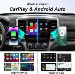 Video In-Dash Units w/GPS 2019 64GB Car Radio Stereo for Dodge Ram 2019 2024 Man gallery image 4