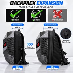 Laptop Cases & Bags Carbon Fibre | View order LED Motorcycle Backpack Men Hard gallery image 6
