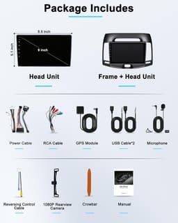 Video In-Dash Units w/GPS 2007 64G Car Radio Stereo Hyundai Elantra 2007 2010 Ca gallery image 7