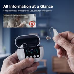 Hearing Aids White TE102 Digital Smart Control RIC Hearing Aid Seniors Kit Ready gallery image 6
