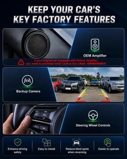Android 13 Car Stereo Wireless CarPlay Android Auto Toyota Camry 2006-2011 Ready gallery image 4