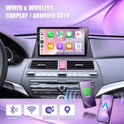 Android 13 Car Stereo Wireless CarPlay Android Auto Honda Accord 8th 2008-2012 gallery image 5