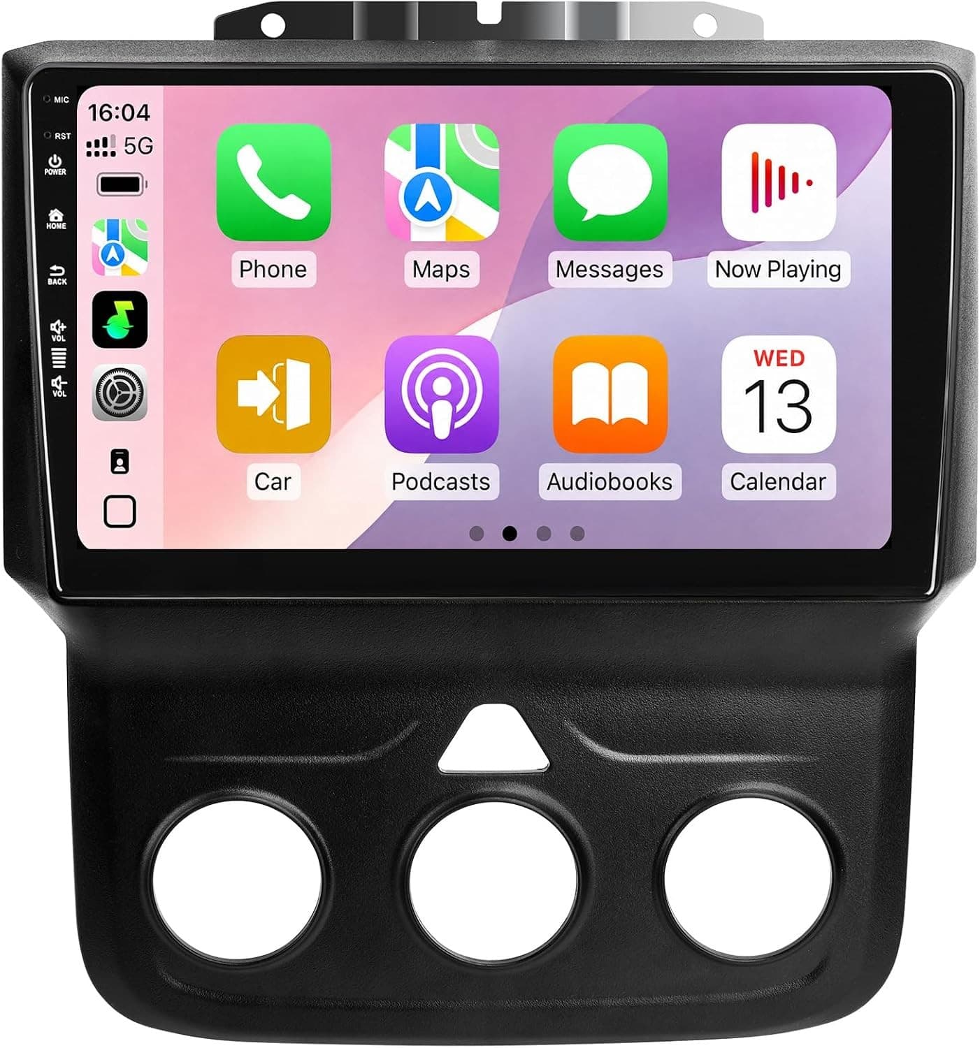 Android 13 Car Stereo Wireless CarPlay Android Auto Dodge Cam 2013-2018 GPS Kit