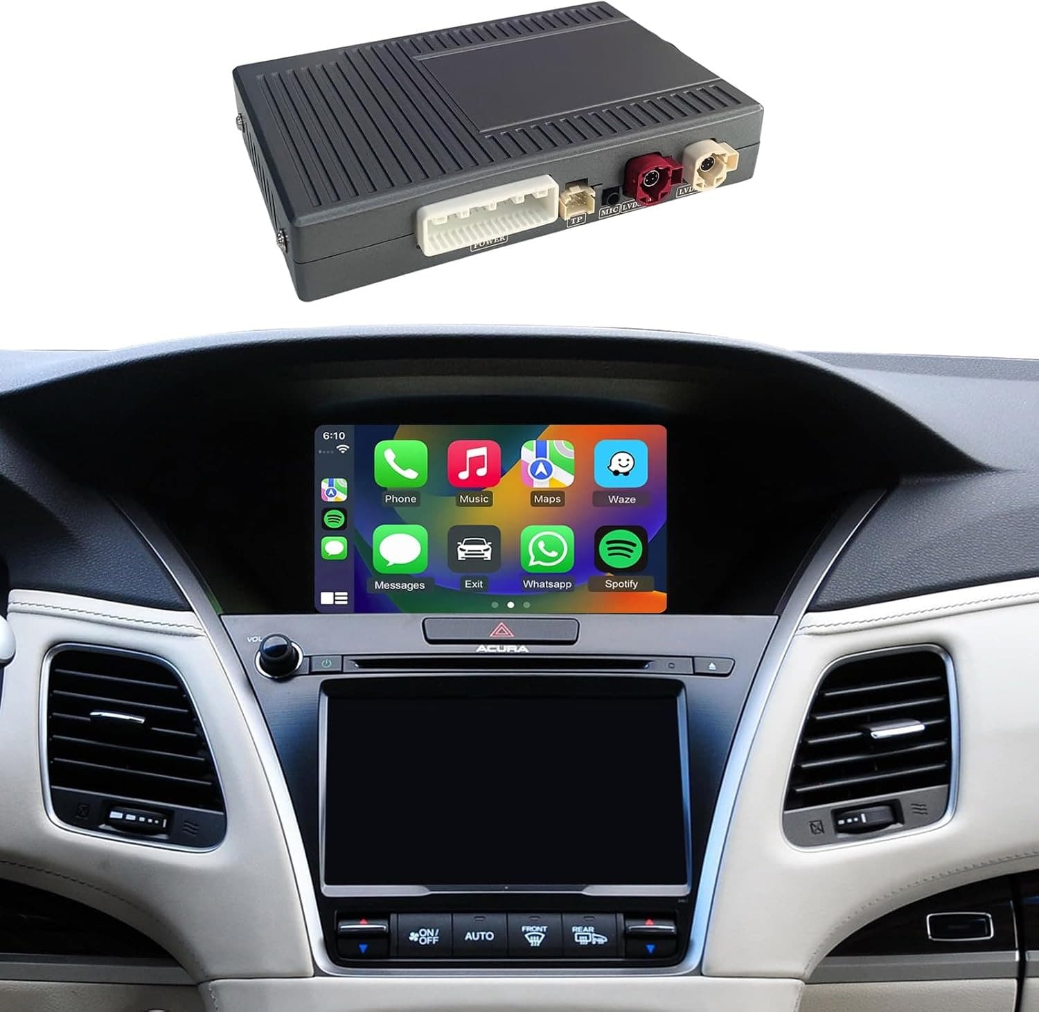 Video In-Dash Units w/GPS 2014 Dual Screen Only CarPlay & Android Auto Acura RDX
