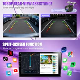 Android 13 Car Stereo Wireless CarPlay Android Auto Toyota Tacoma 2005-2015 Car gallery image 4
