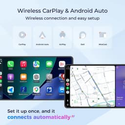 Android 13 Car Stereo Wireless CarPlay Android Auto Car 9 GPS Kit Set Bundle OEM gallery image 2