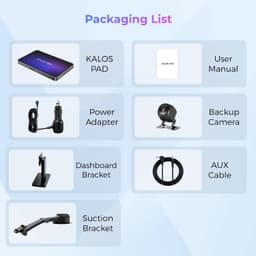 Android 13 Car Stereo Wireless CarPlay Android Auto Car 9 GPS Kit Set Bundle OEM gallery image 8