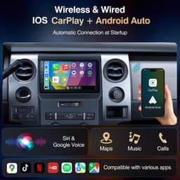 9in Android 13 Car Stereo Wireless CarPlay Android Auto Ford F150 2009-2014 GPS gallery image 2