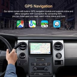 9in Android 13 Car Stereo Wireless CarPlay Android Auto Ford F150 2009-2014 GPS gallery image 3