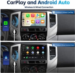 9in Android 13 Car Stereo Wireless CarPlay Android Auto Toyota Tacoma 2005-2015 gallery image 7