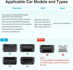 8in Android 13 Car Stereo Wireless CarPlay Android Auto Chevy Silverado/GMC Sier gallery image 5