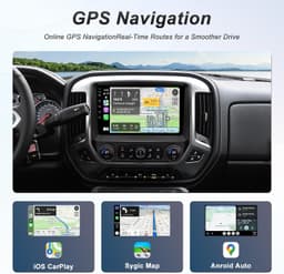 2014-2018 Chevy Silverado Video In-Dash Units w/GPS 2014 64GB Android 13 Car Rad gallery image 7