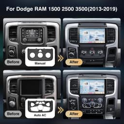 9in Android 13 Car Stereo Wireless CarPlay Android Auto Dodge RAM 1500/2500/3500 gallery image 7