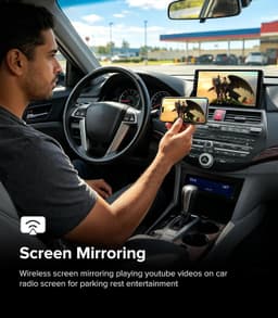 10in Android 13 Car Stereo Wireless CarPlay Android Auto Honda Accord 08-12 GPS gallery image 5