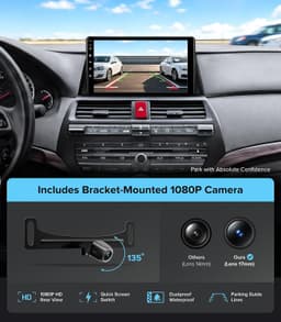 10in Android 13 Car Stereo Wireless CarPlay Android Auto Honda Accord 08-12 GPS gallery image 6