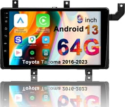 10.2in Android 13 Car Stereo Wireless CarPlay Android Auto Toyota Tacoma GPS Kit gallery image 1
