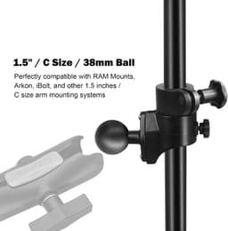 Fishfinders Foldable Live Scope Transducer Pole FFS Mount | Heavy Duty Marine Al gallery image 4