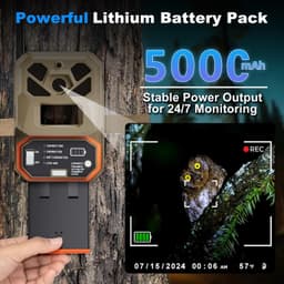 Game & Trail Cameras 4 Pack 5000mAh Replacement Battery Moultrie Pack Charger gallery image 7