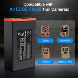 Game & Trail Cameras 4 Pack 5000mAh Replacement Battery Moultrie Pack Charger gallery image 8