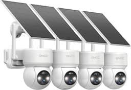 Solar Security Cameras Outdoor Wireless Security Cameras White .com : Wireless gallery image 1