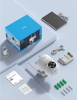 Solar Security Cameras Outdoor Wireless Security Cameras White .com : Wireless gallery image 5