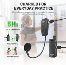 MWL-2 Microphones & Wireless Systems Dual UHF Wireless Headset Microphone System gallery image 7