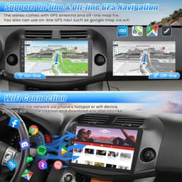 Video In-Dash Units w/GPS For RAV4 2007-2012 2007 Car Radio Stereo Toyota RAV4 2 gallery image 2