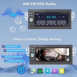 1.5din-gm-6.9cp Video In-Dash Units w/GPS Black 2002 Plug and Play 1.5 Din Car gallery image 3