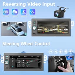 1.5din-gm-6.9cp Video In-Dash Units w/GPS Black 2002 Plug and Play 1.5 Din Car gallery image 4
