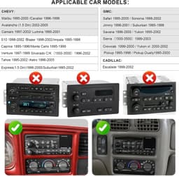 1.5din-gm-6.9cp Video In-Dash Units w/GPS Black 2002 Plug and Play 1.5 Din Car gallery image 7