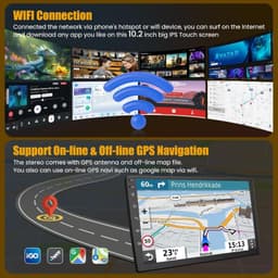 Android 13 Car Stereo Wireless CarPlay Android Auto Toyota Camry 2012 -2014 2012 gallery image 2