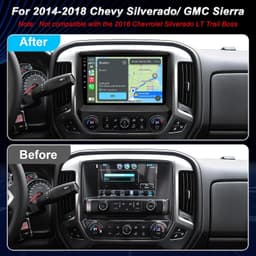 10.2in Android 13 Car Stereo Wireless CarPlay Android Auto Chevy Silverado 2014 gallery image 8
