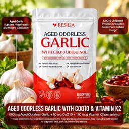 Herbal Remedies & Resins Black with Black Seed Oil & Aged Odorless Garlic CoQ10 gallery image 6