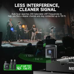 MX-2 Transmitters Dual UHF Auto Scan Wireless XLR Transmitter Receiver MX 2 | Pl gallery image 8