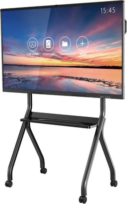 A-55-65 Rolling Stand S TV Stands & Entertainment Units Black 55'' 65'' Smart Bo gallery image 4