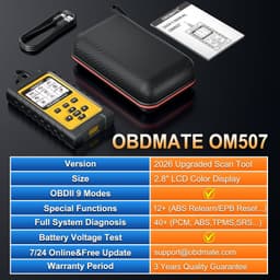 OM507 Code Readers & Scanners OBD2 Scanner Diagnostic Tool GMC Buick Chevrolet gallery image 5