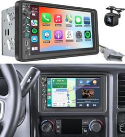 Video In-Dash Units w/GPS 2003 Car Radio Stereo CarPlay Android Auto 2006 Chevy gallery image 1