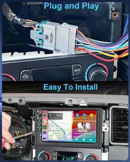 Video In-Dash Units w/GPS 2003 Car Radio Stereo CarPlay Android Auto 2006 Chevy gallery image 3