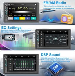 Video In-Dash Units w/GPS 2003 Car Radio Stereo CarPlay Android Auto 2006 Chevy gallery image 4