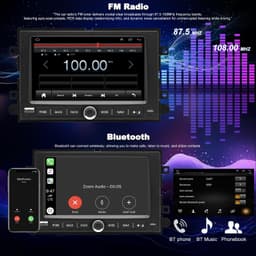 Video In-Dash Units w/GPS 2004 5GWiFi Upgrade Car Radio Ford F150 2004 2008 F250 gallery image 3