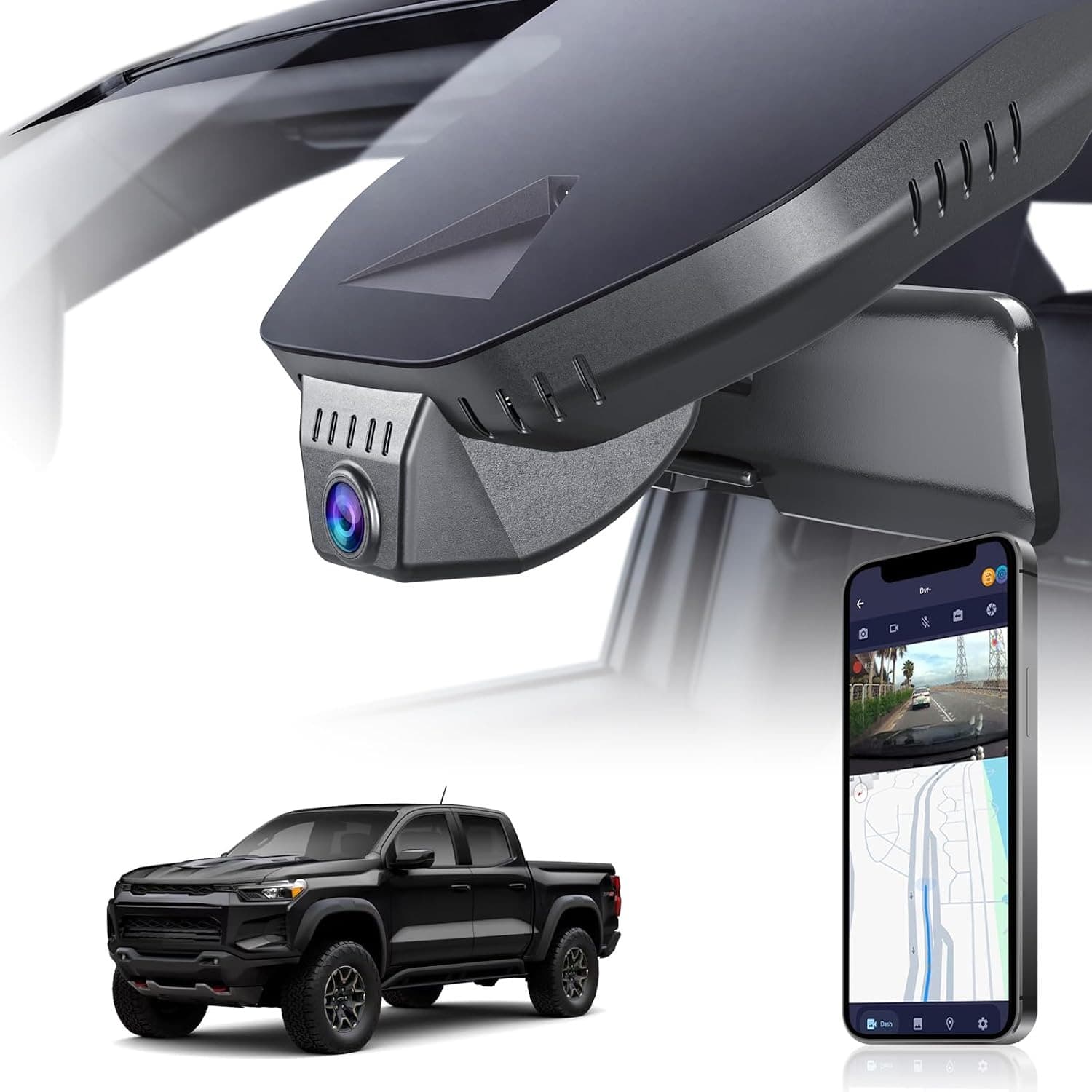 Other Car Video 2023 4K Dash Cam Chevrolet Colorado 2023 2026 OEM Style Front