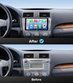 9in Android 13 Car Stereo Wireless CarPlay Android Auto Toyota Camry 06-11 Ready gallery image 2